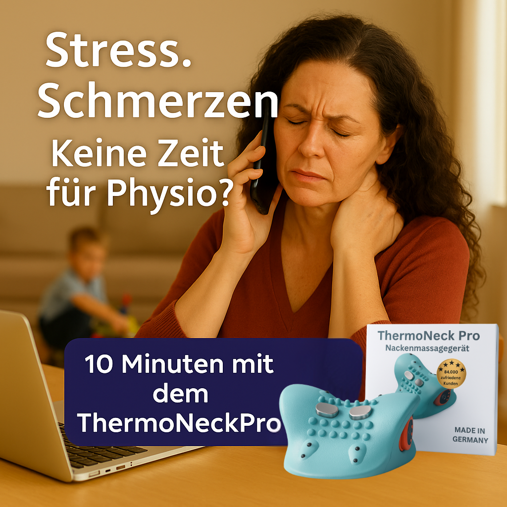 Traum-himmel.de Facebook ad: Verspannter Nacken? Kopfschmerzen?Stress im Alltag?