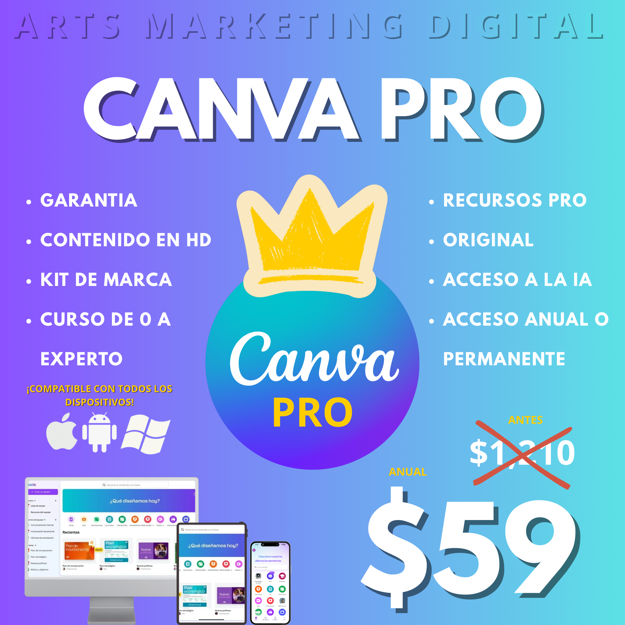 ARTS Marketing Digital Facebook ad from Mar 1, 2026