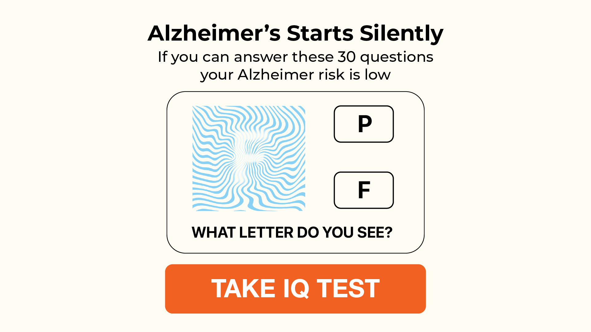 My IQ Facebook ad