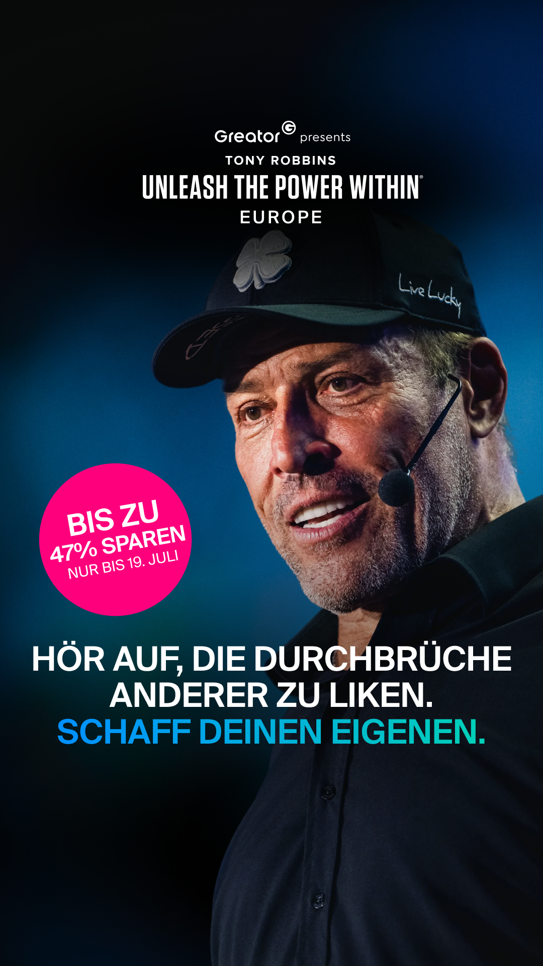 Greator Facebook ad