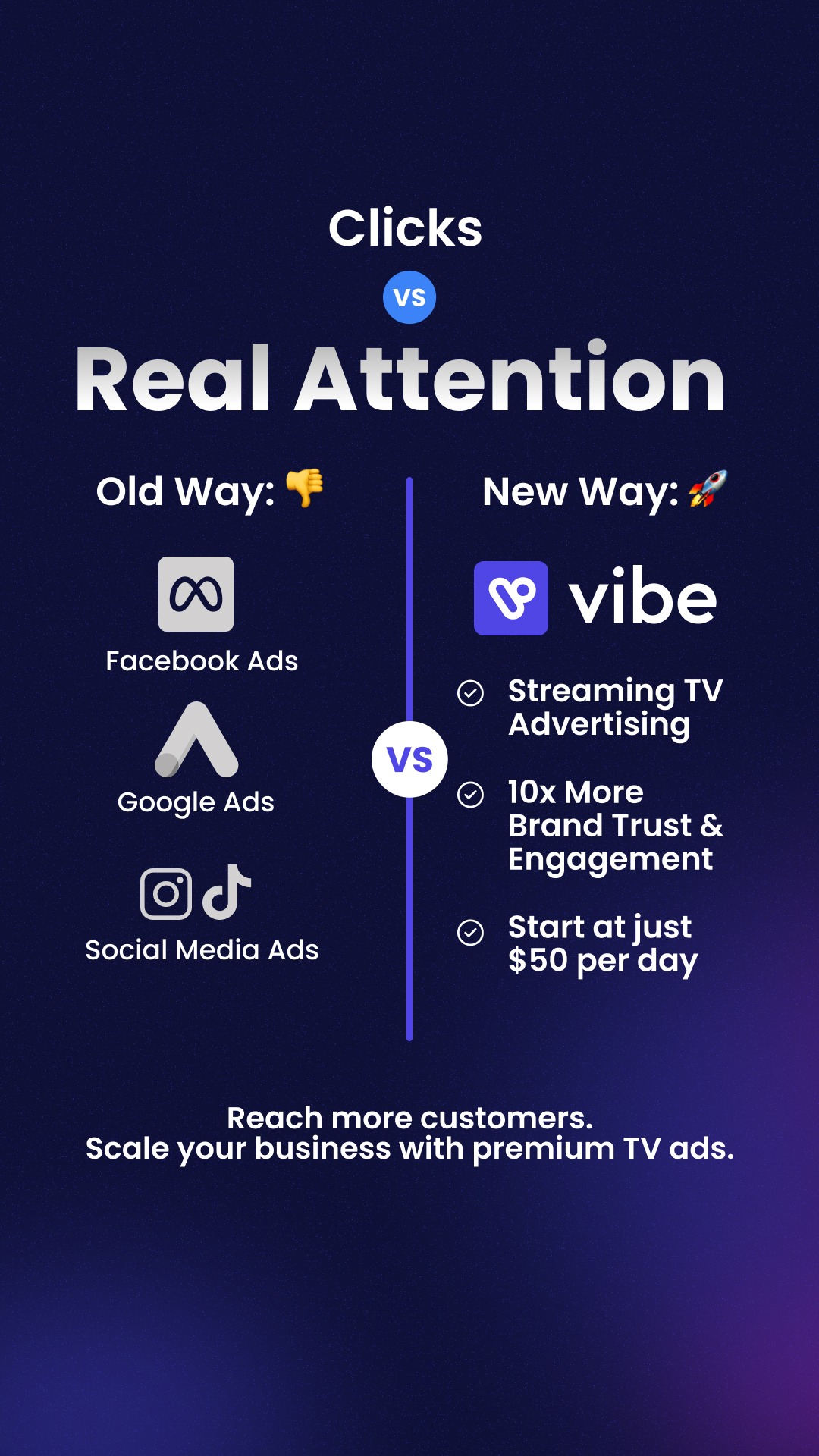 Vibe.co Facebook ad