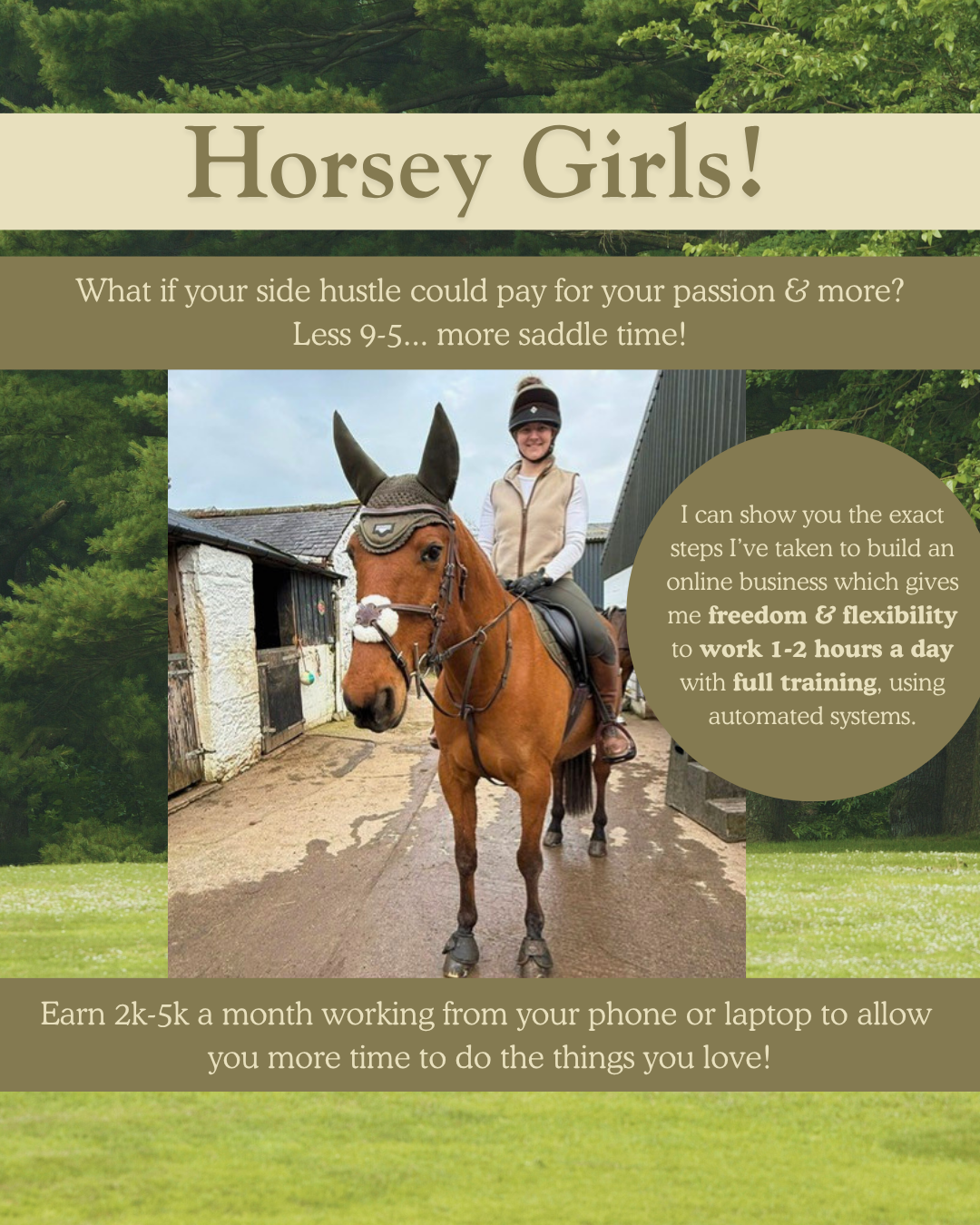 Rachel's Country Life Facebook ad: Start here!