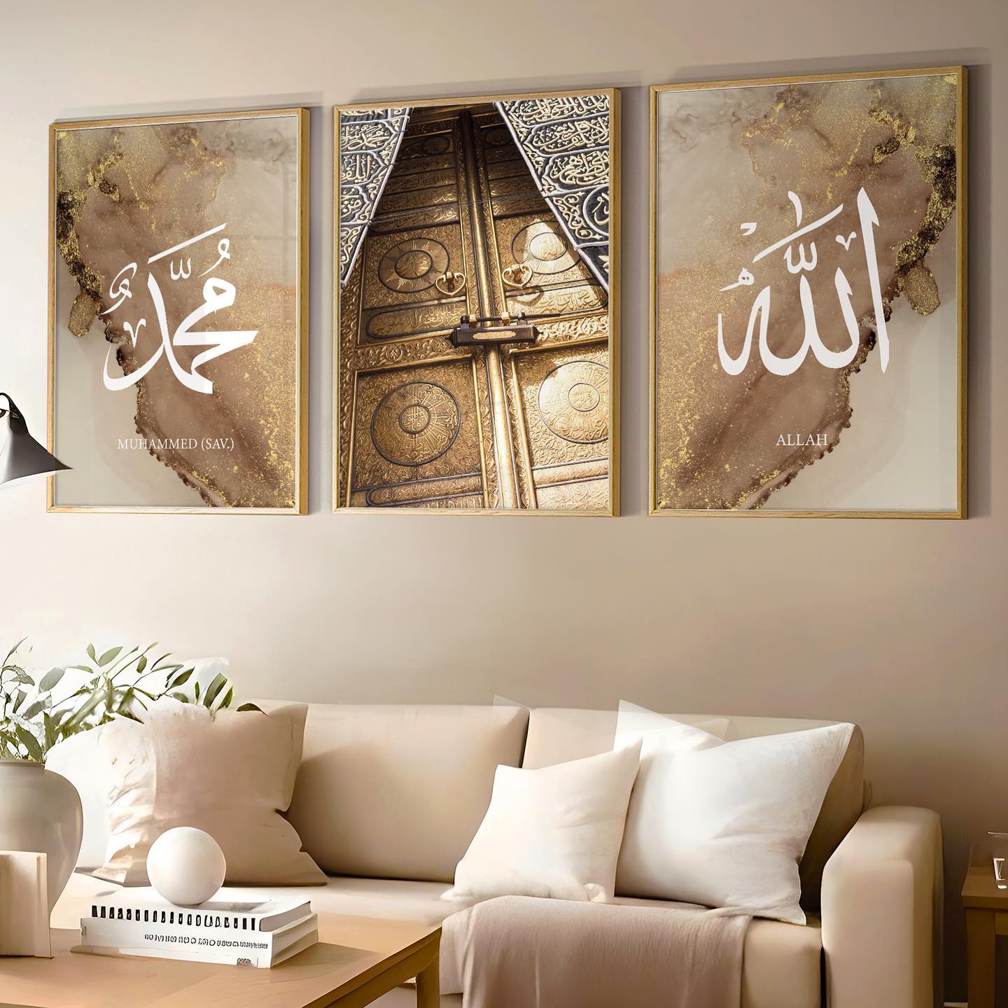 Beautiful Wall Facebook ad: Golden Kaaba - Set