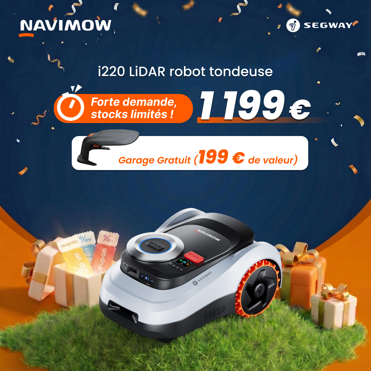 Segway Navimow FR Facebook ad