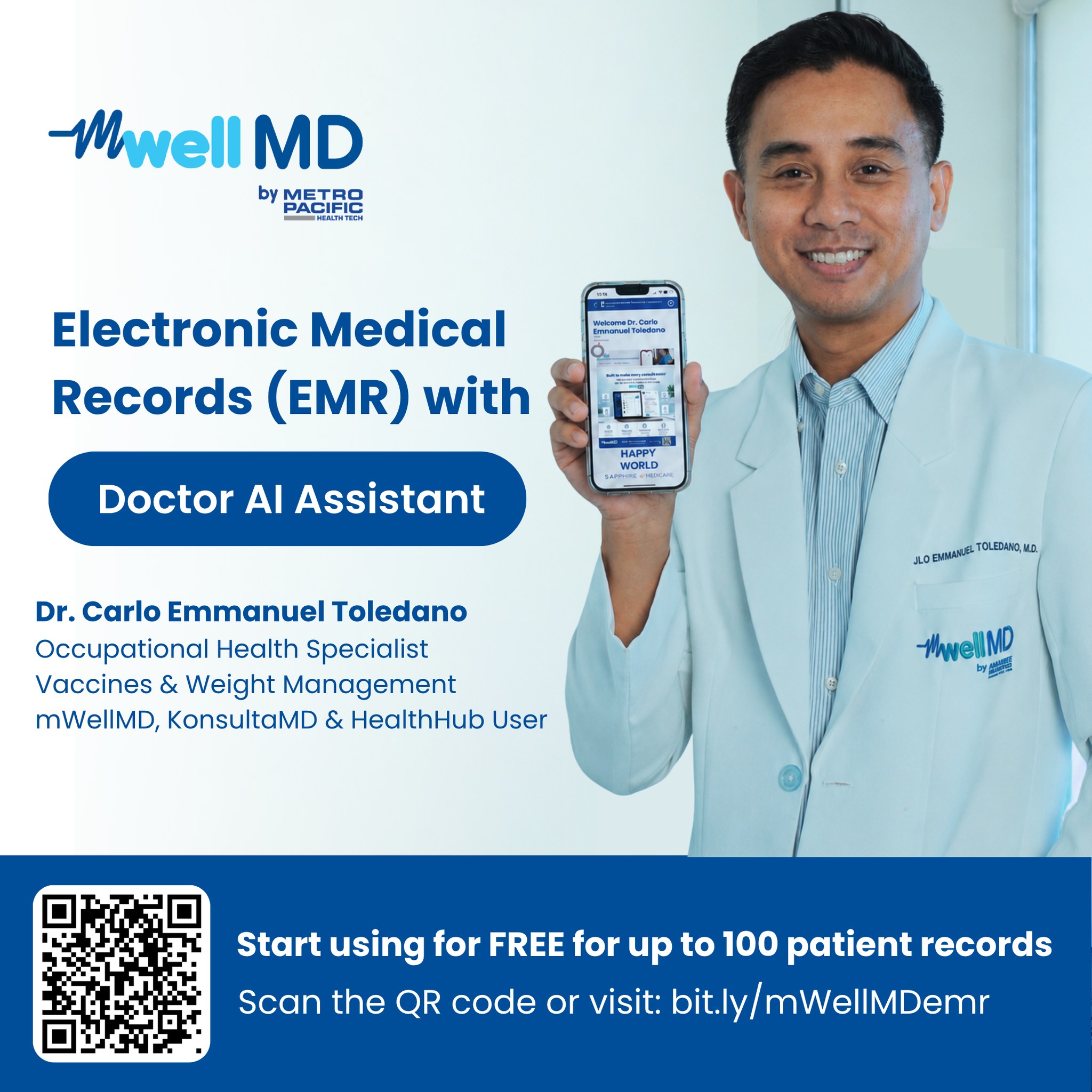 mWell Facebook ad