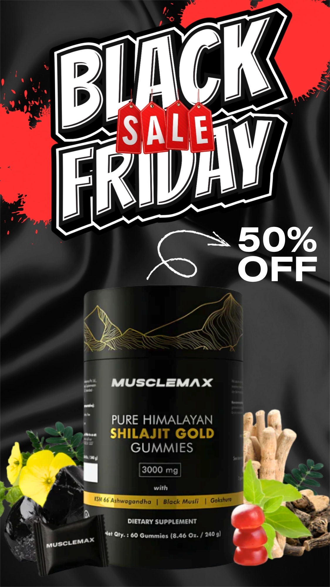 Try MuscleMax Facebook ad