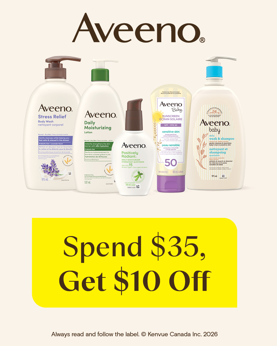 Aveeno Facebook ad