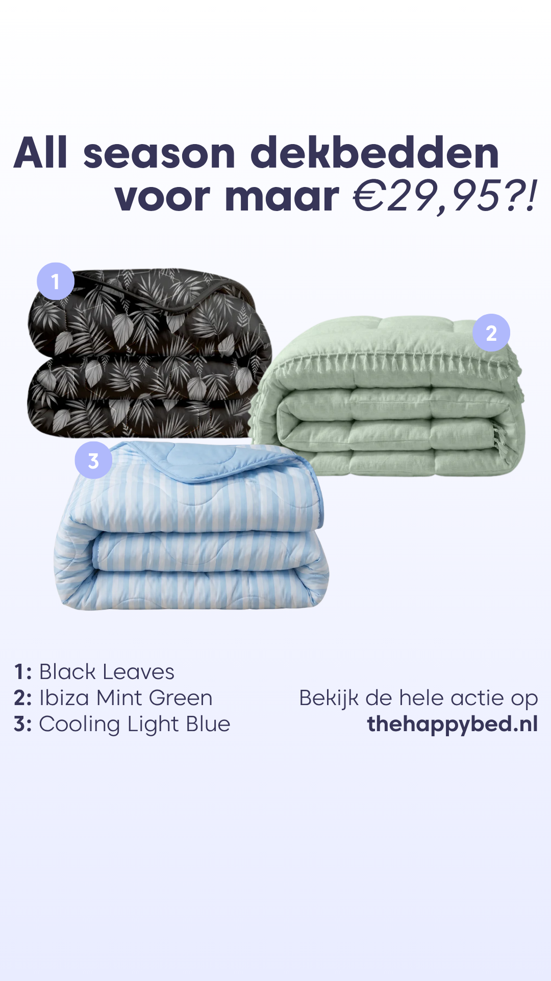 HappyBed Facebook ad