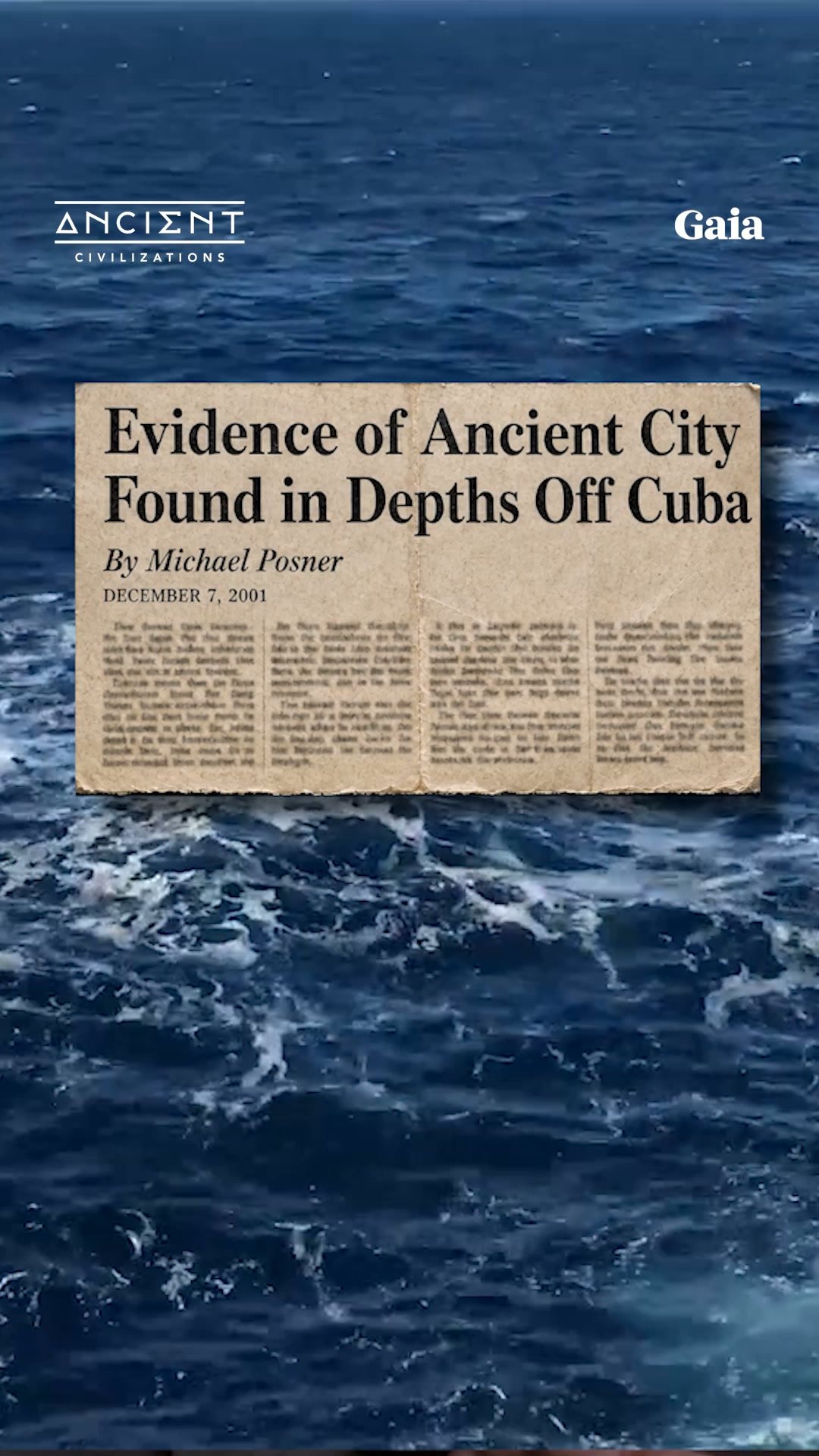 Gaia Facebook ad: Could This Be Atlantis?