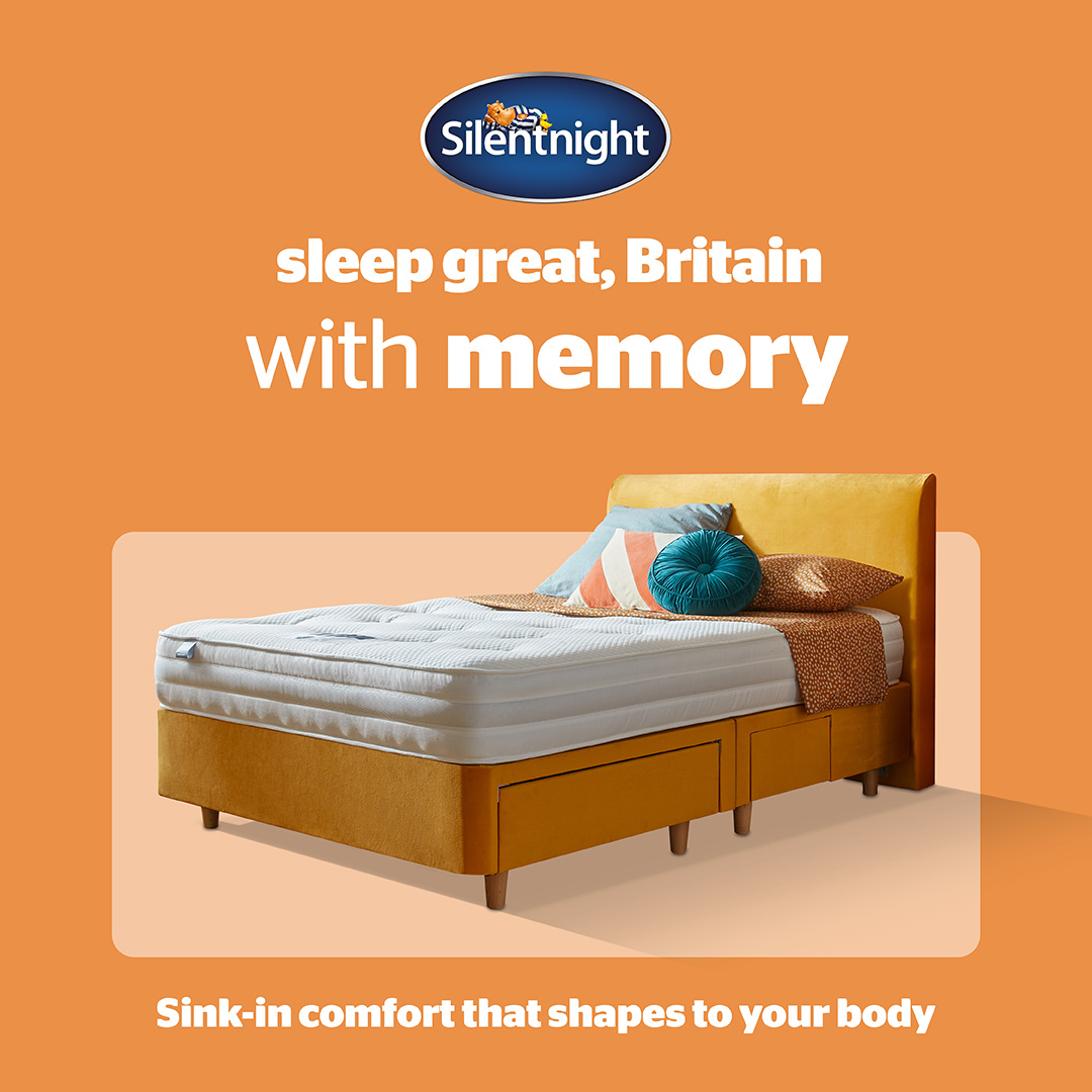 Silentnight Facebook ad: 15% Cooler Than Standard Memory.