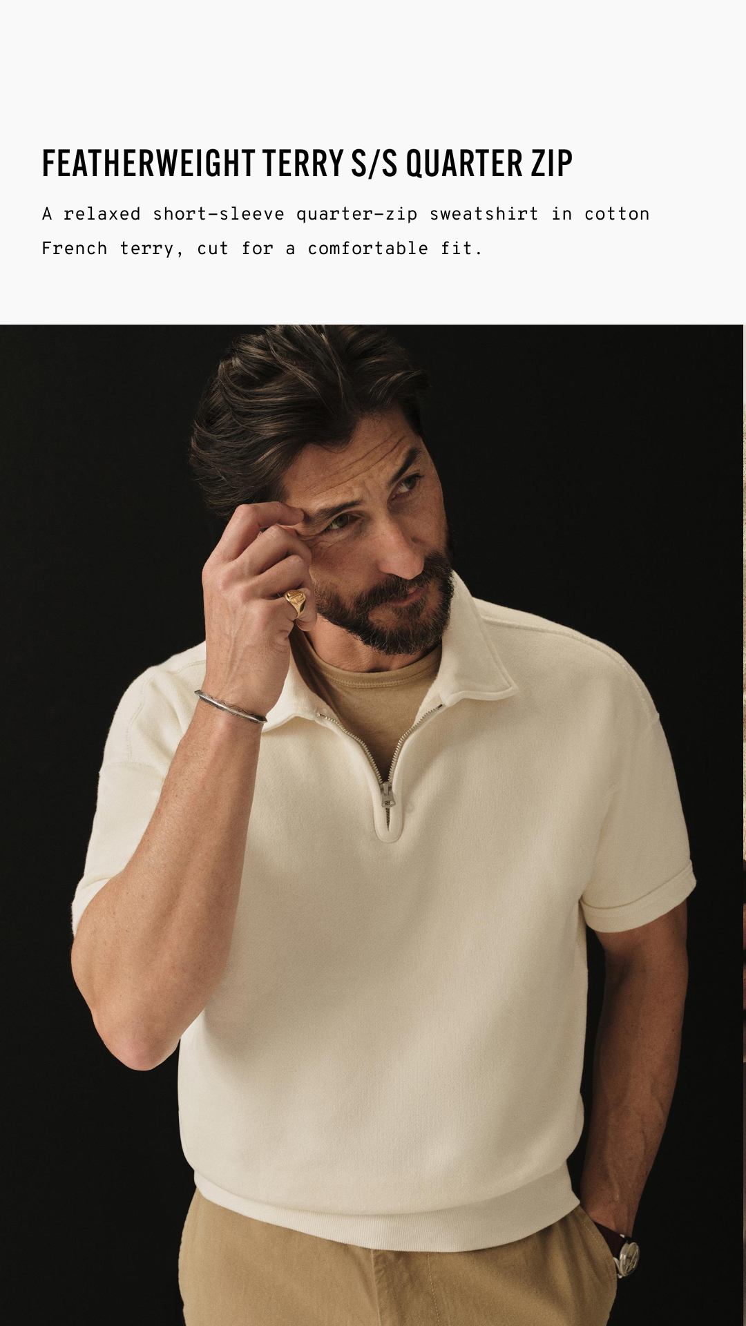 Buck Mason Facebook ad