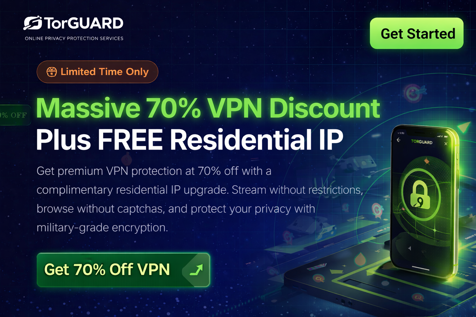 TorGuard VPN Facebook ad from Mar 21, 2026