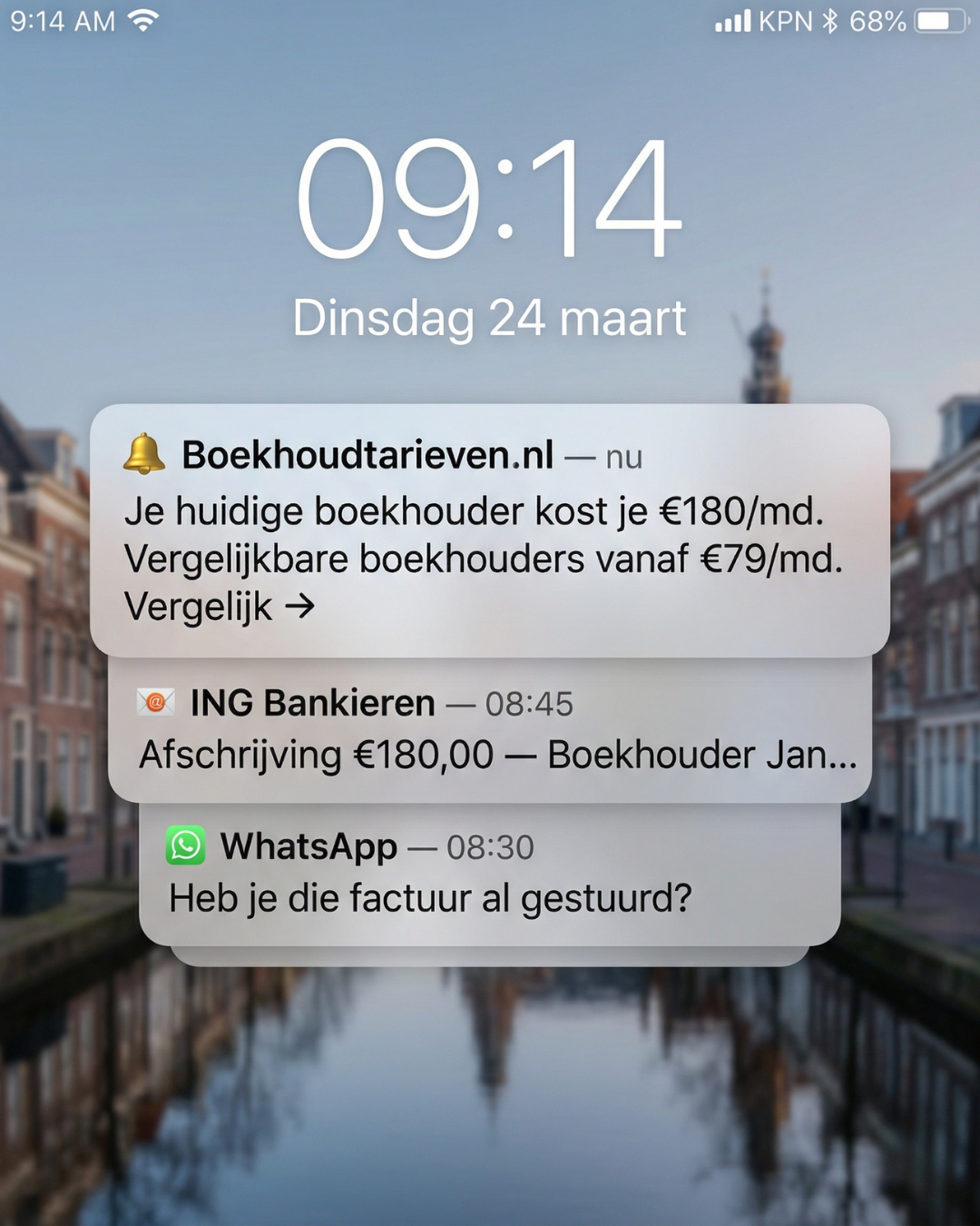 Boekhoud Tarieven Facebook ad