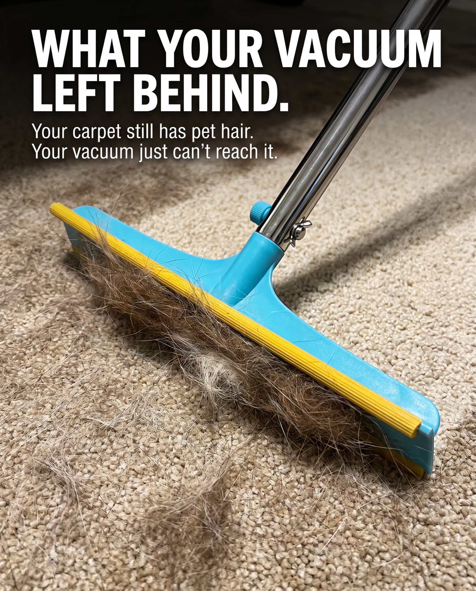 Cozee Clean Facebook ad: The #1 Pet Hair/Lint/Dust Cleaner