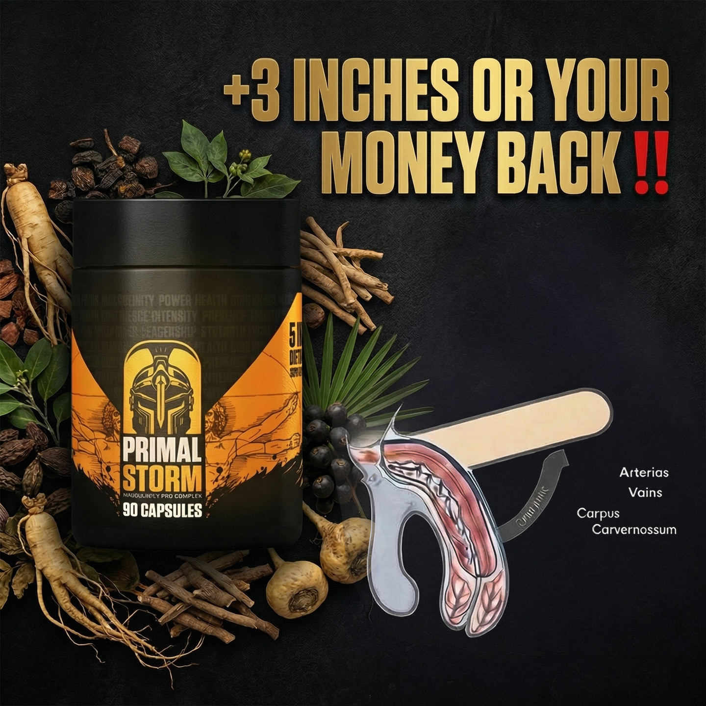 Primal Storm Facebook ad