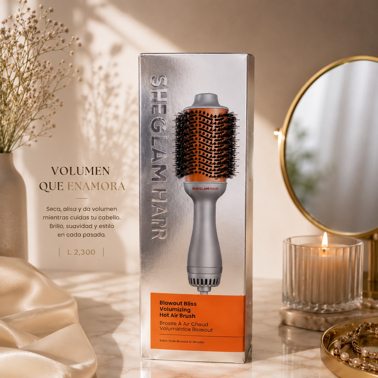 KARË Facebook ad: Tu cabello merece herramientas de calidad profesional.