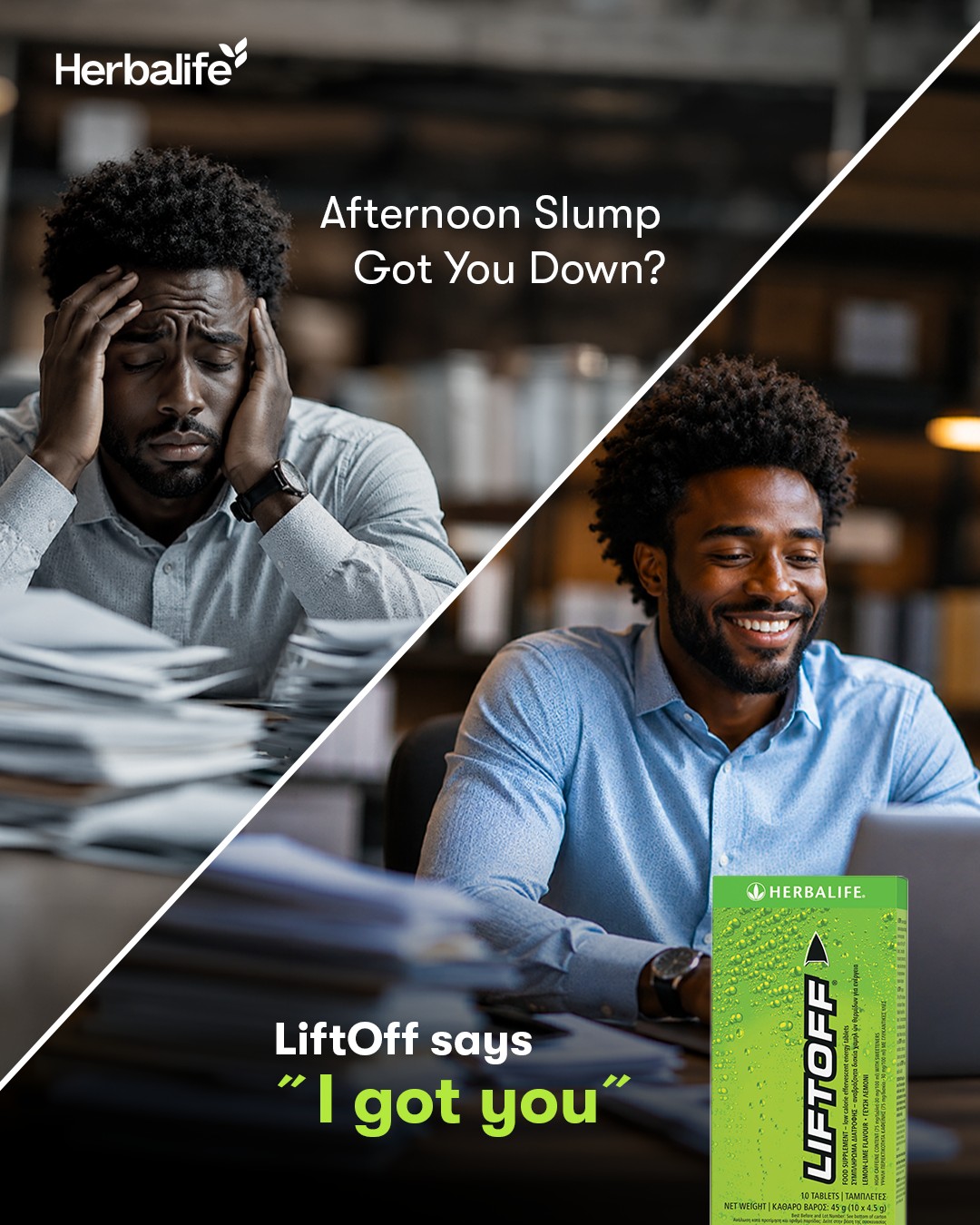 Herbalife Facebook ad: That 2pm energy crash?