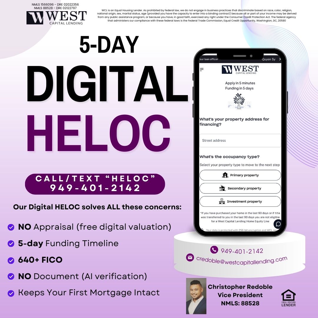 Christopher Redoble - Mortgage & Real Estate Professional, Investor Facebook ad