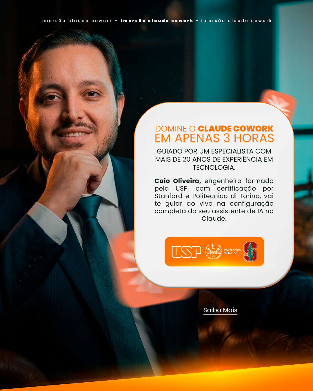 Caio Inteligência Artificial Facebook ad: Domine o Claude