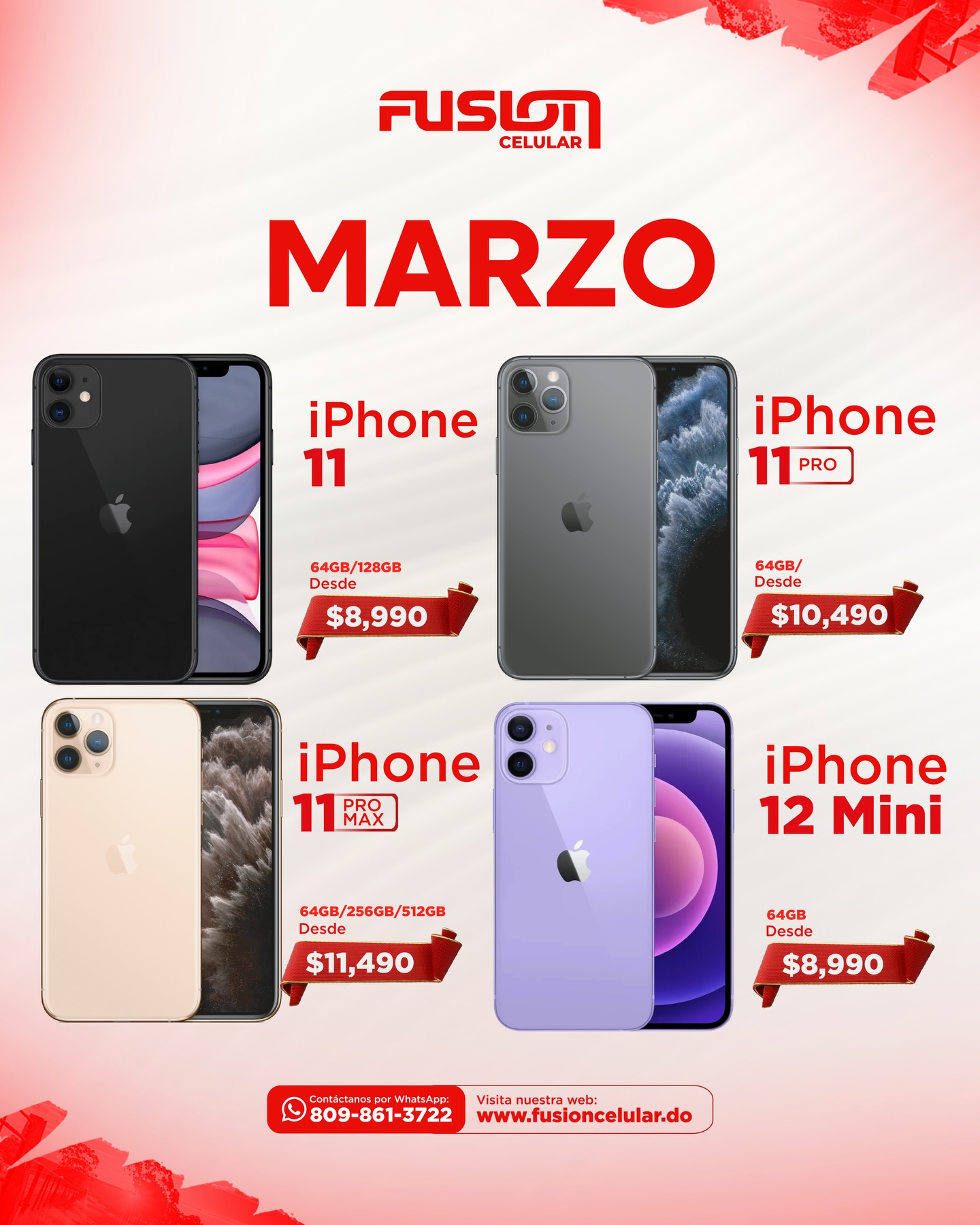 Fusion Celulares Facebook ad
