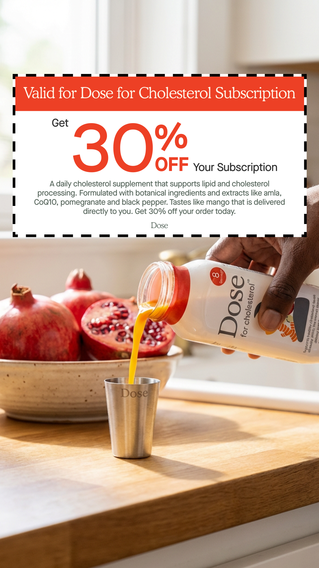 Dose for Cholesterol Facebook ad