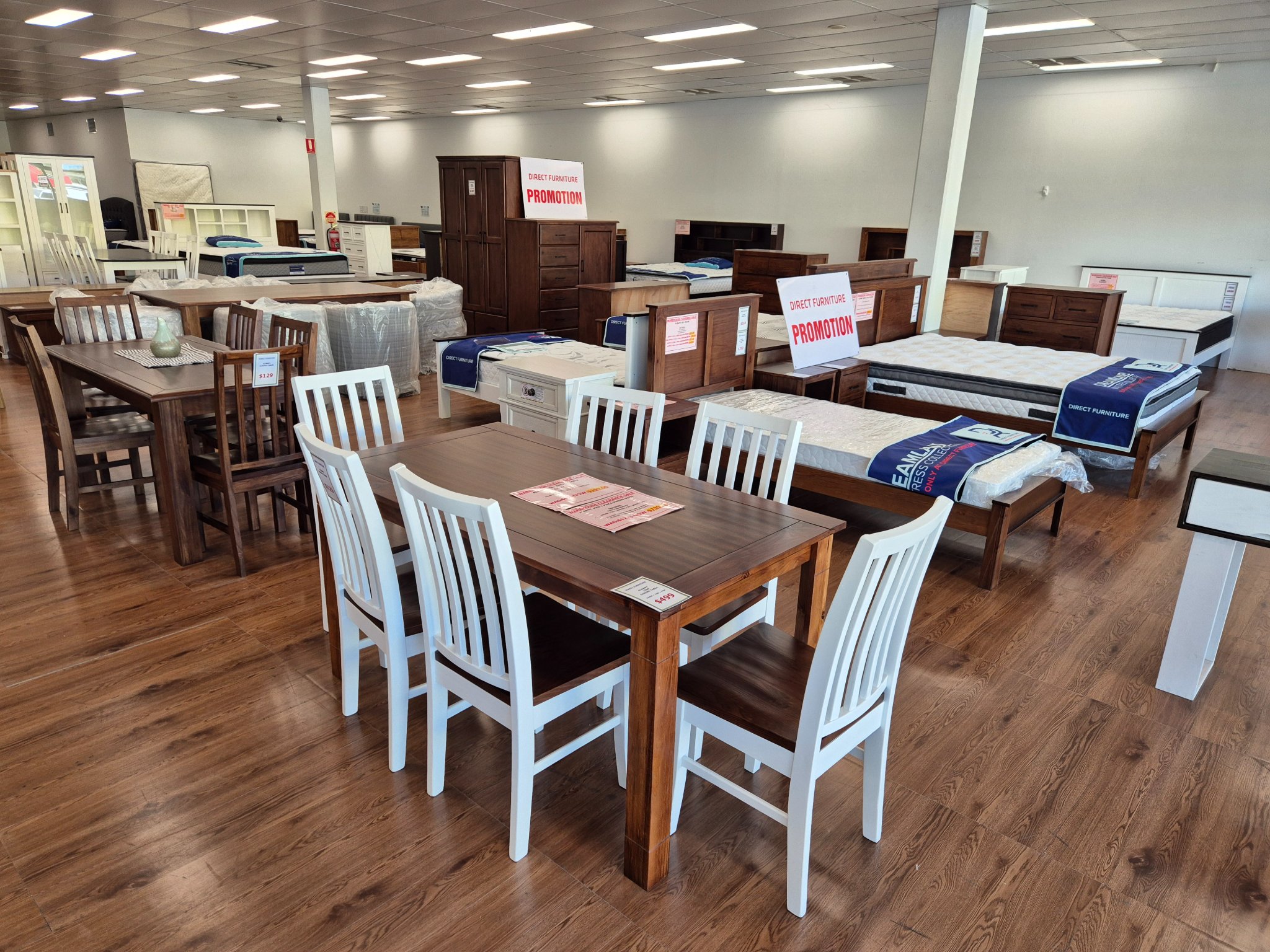 DirectFurniture Joondalup Facebook ad: JOONDALUP DIRECT FURNITURE GRAND OPENING SALE