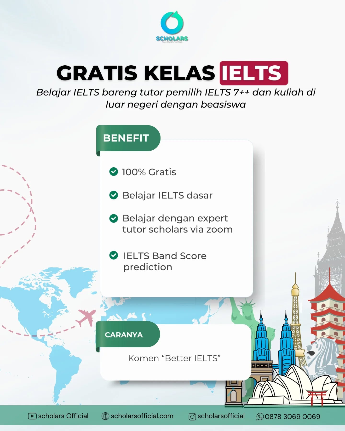 Scholars edukasi Facebook ad