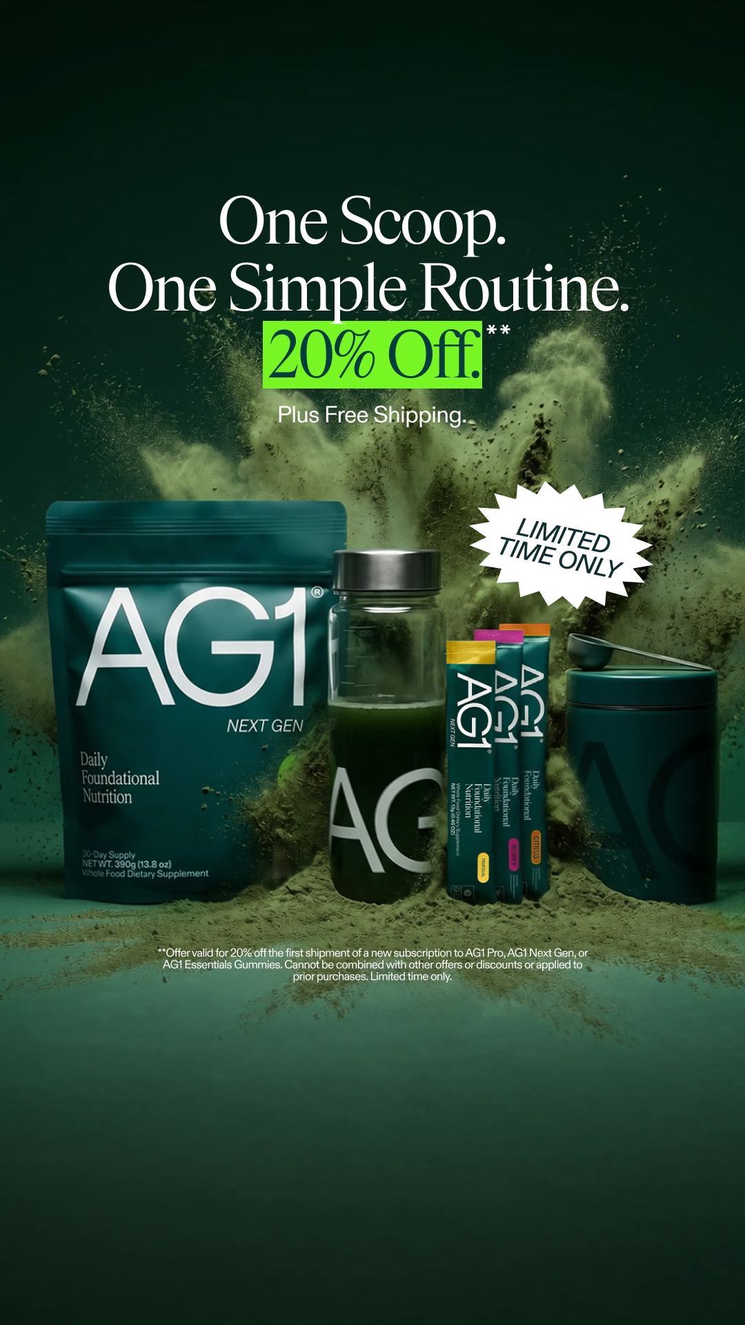 AG1 by Athletic Greens Facebook ad