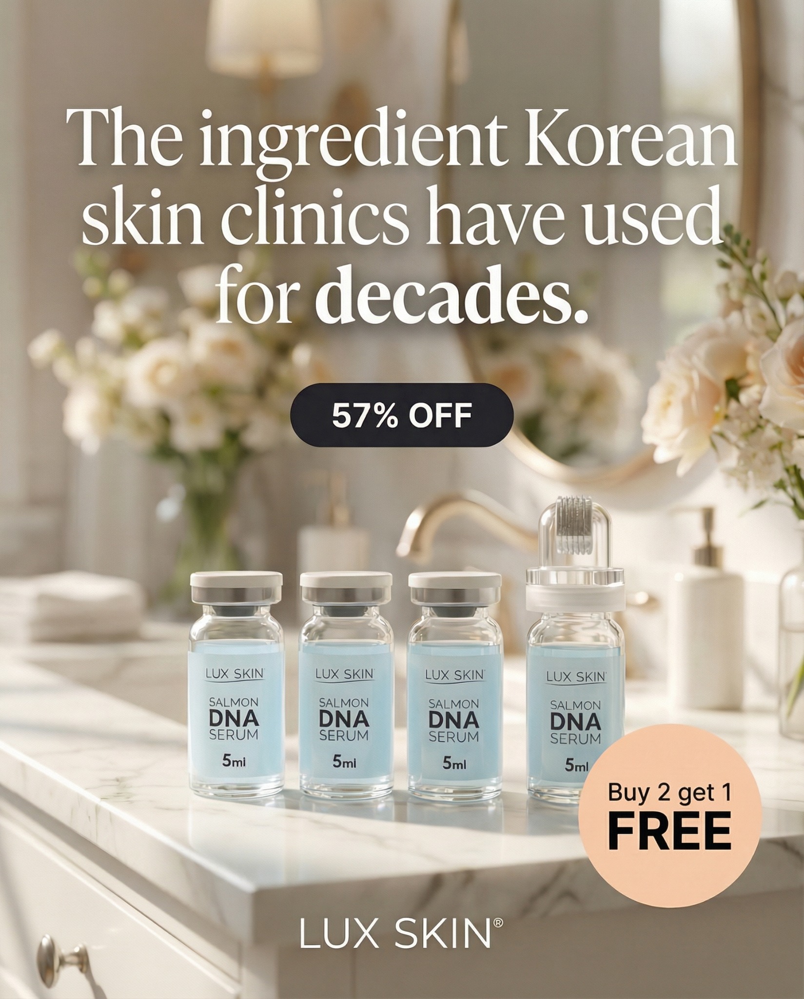 LUX SKIN Facebook ad
