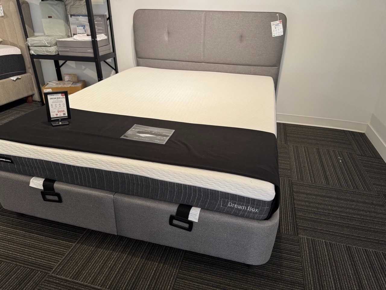 Reza Zare Facebook ad: Queen Mattress in Box, $699, Free Delivery