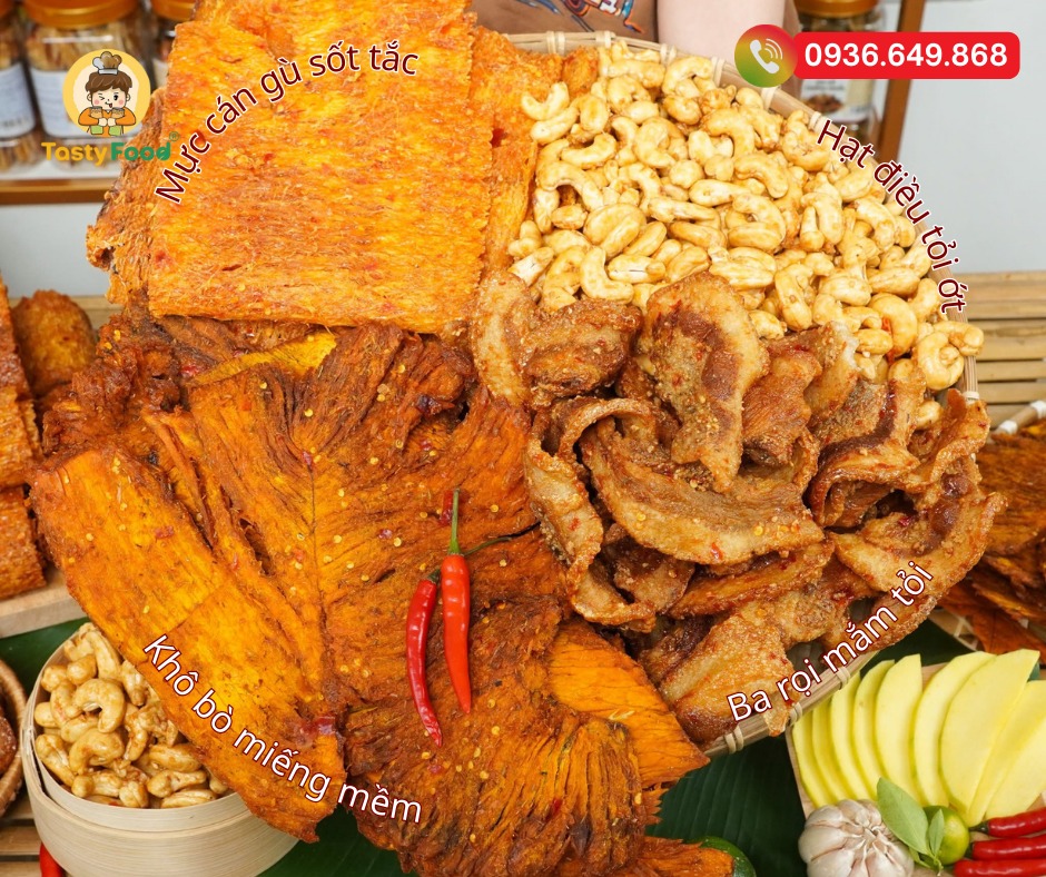 Xưởng khô Cô Ba Tasty Facebook ad: Săn quà tết siêu hấp dẫn cùng Tasty…
