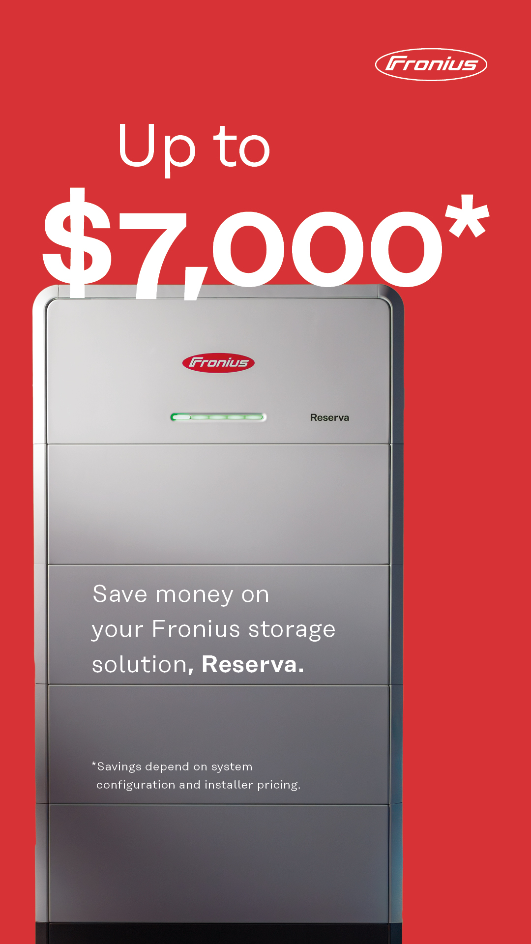 Fronius Australia Facebook ad: Stop relying on the grid.