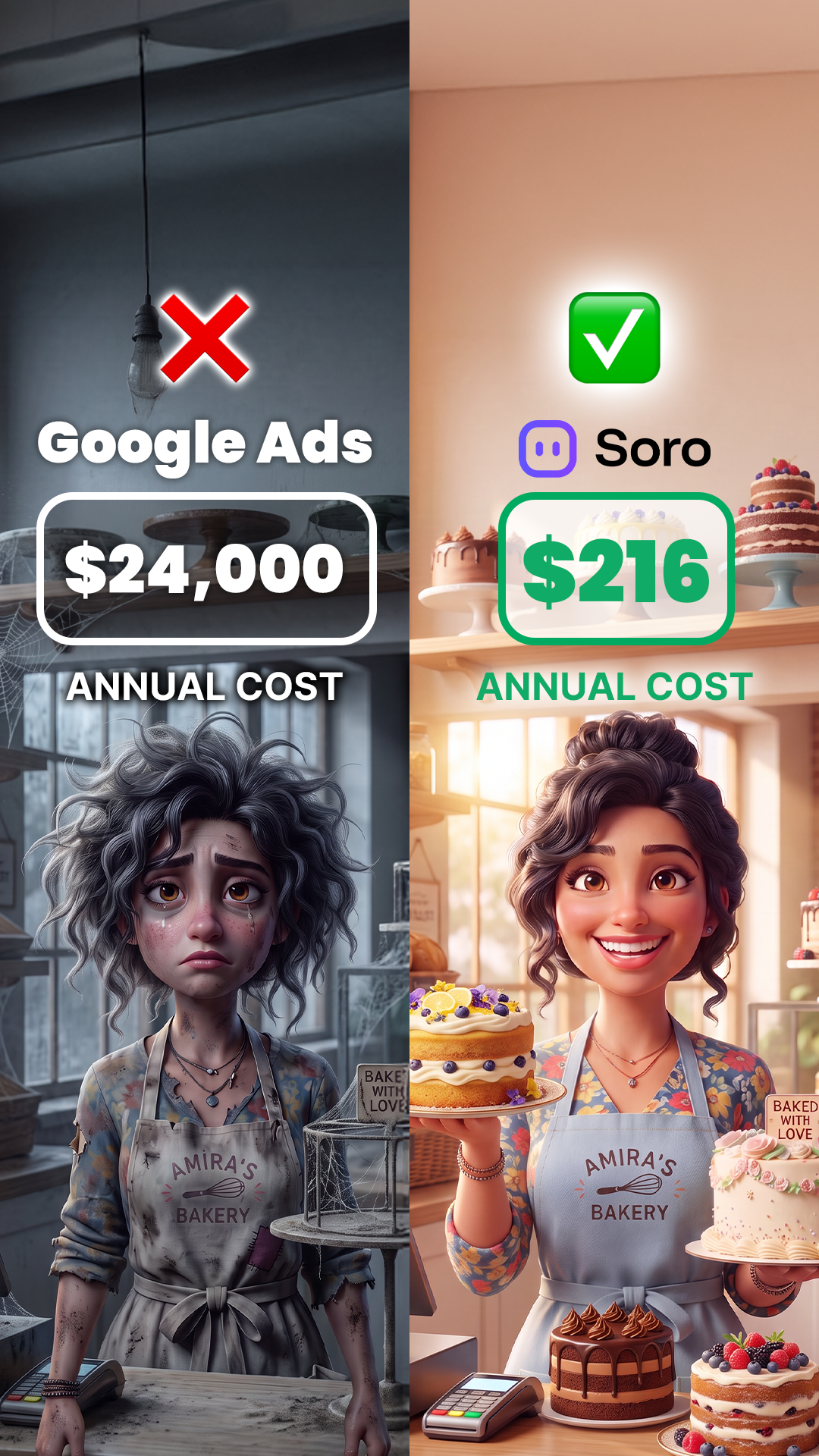 Soro SEO Facebook ad