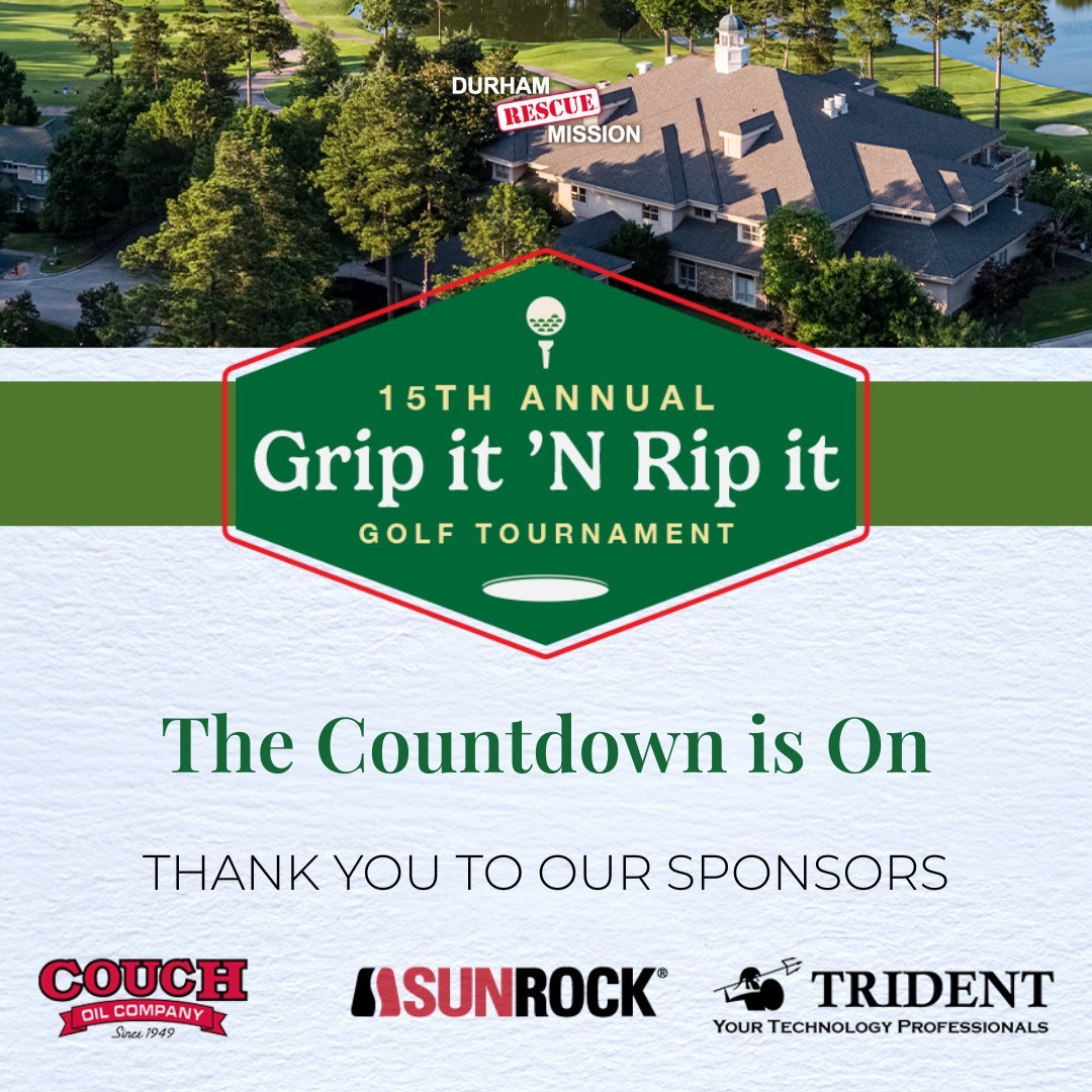 Durham Rescue Mission Facebook ad: We’re excited for our upcoming Grip It N’…