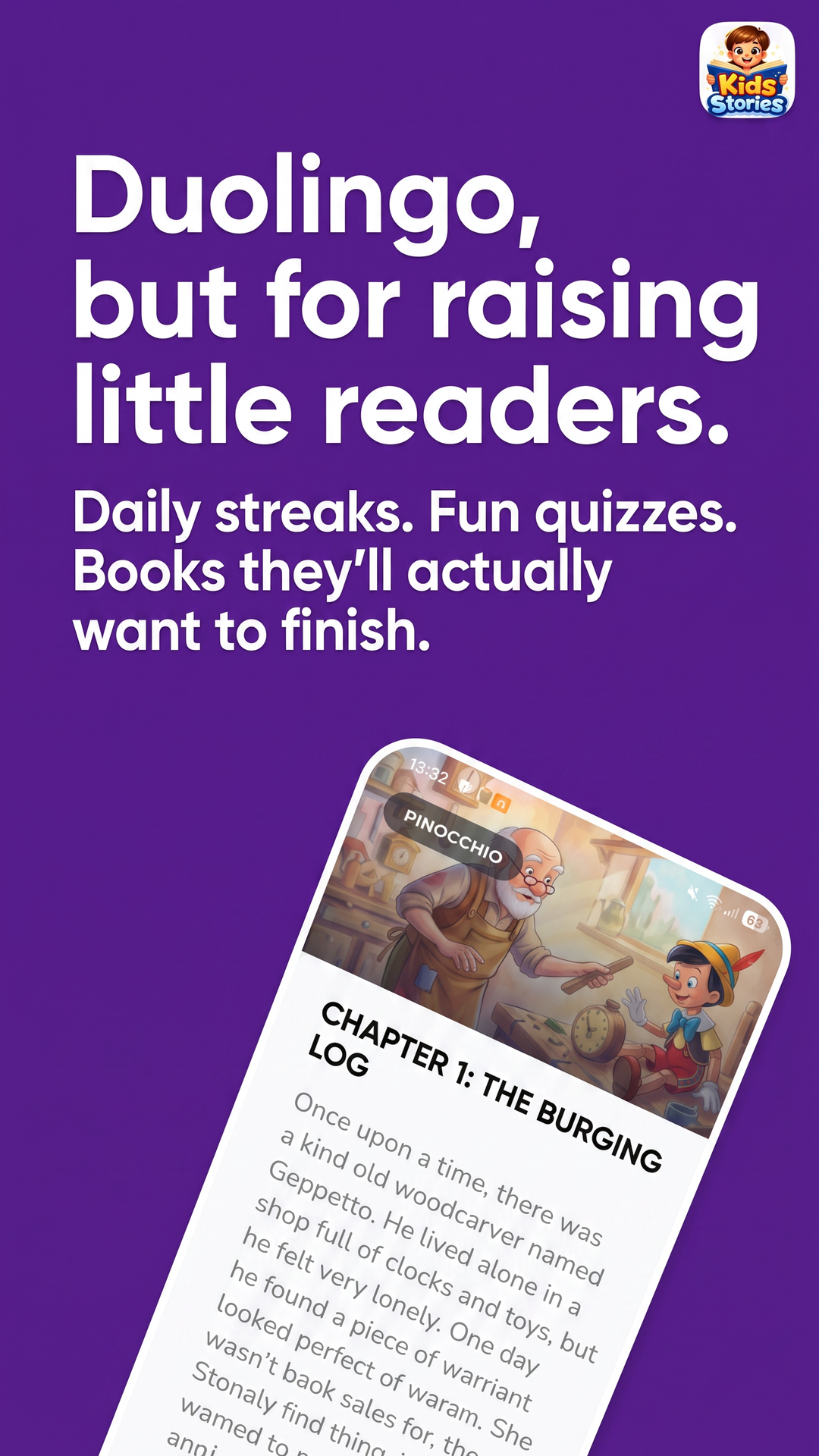 Bedtime Stories & Fables Facebook ad