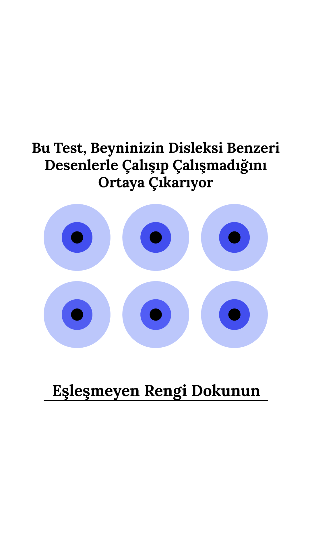 International Brain Test Facebook ad