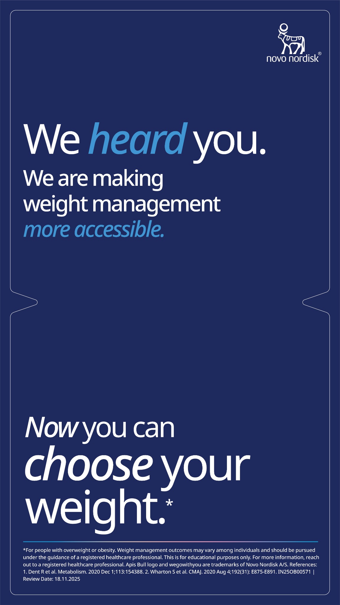 Novo Nordisk Facebook ad