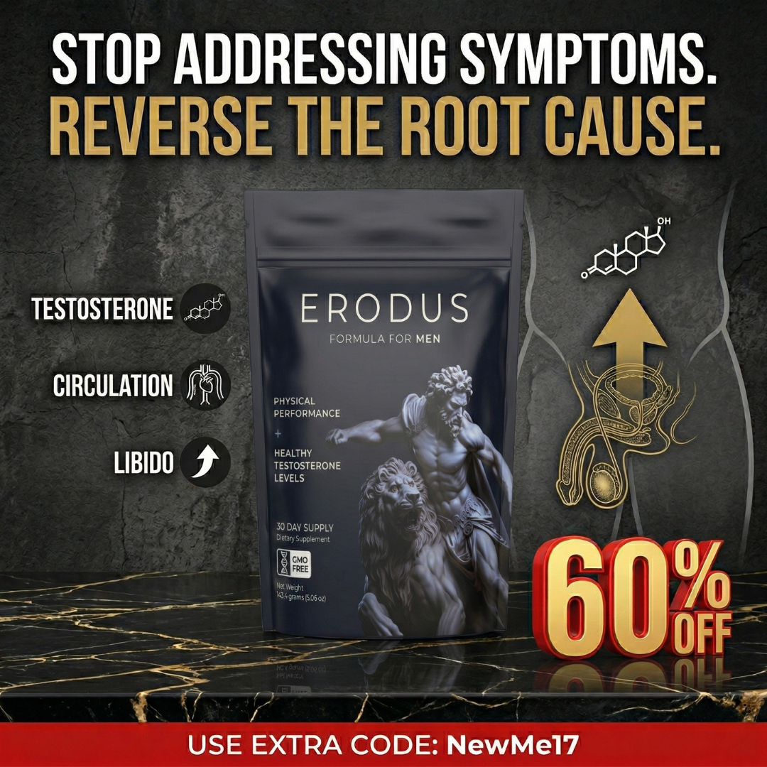 Erodus Formula For Men Facebook ad