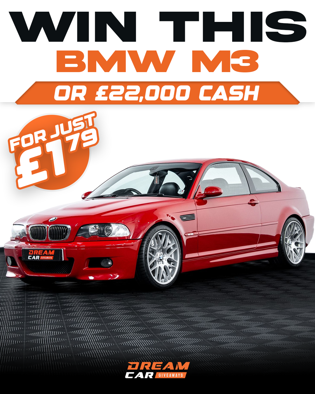 Dream Car Giveaways Facebook ad