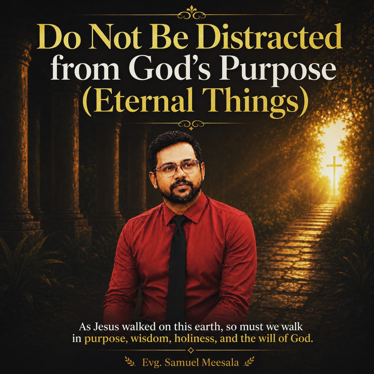 Jesus Anoints Ministries Facebook ad: Beloved, every step you take upon this earth…