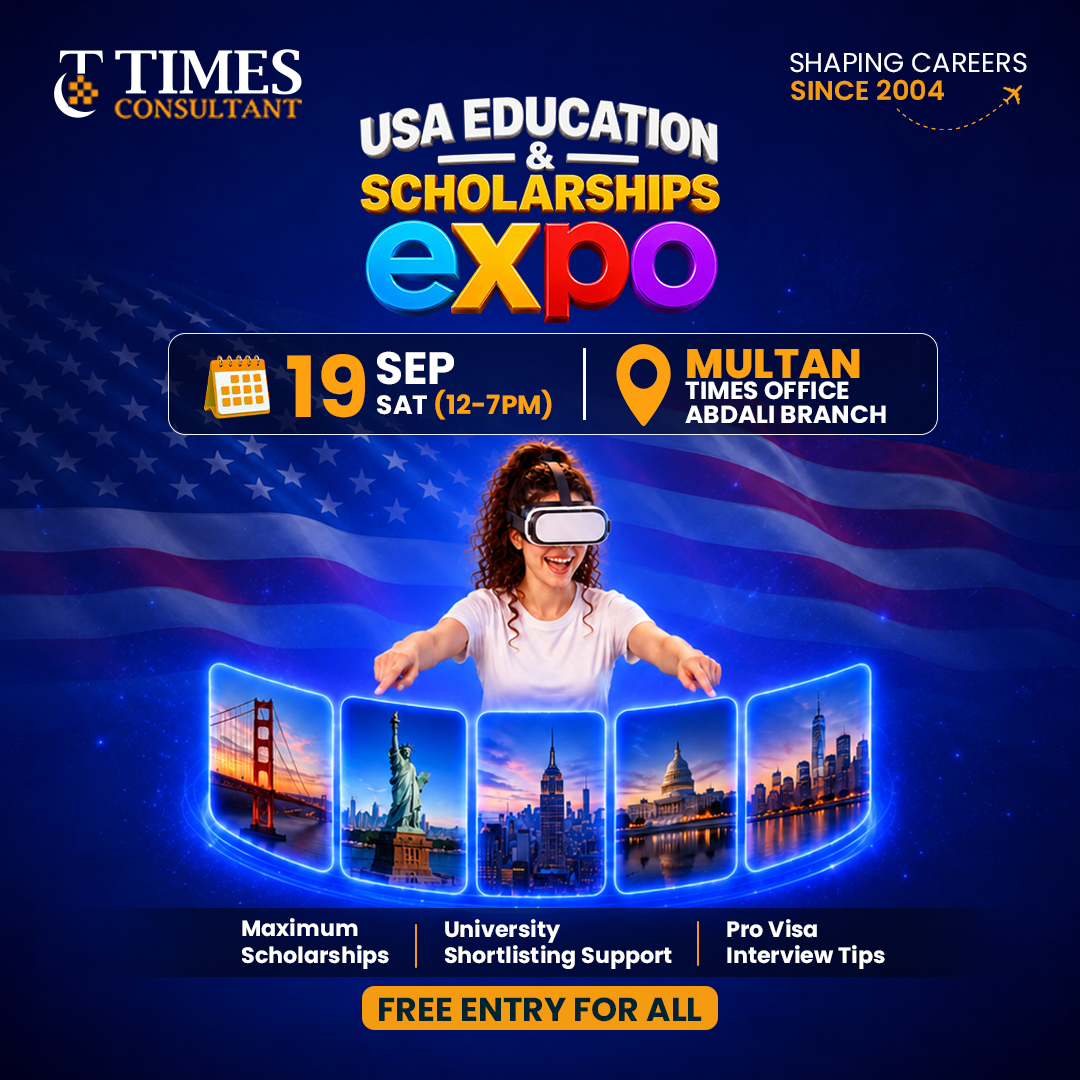 TIMES CONSULTANT Facebook ad: ONE DAY. 40+ COUNTRIES.