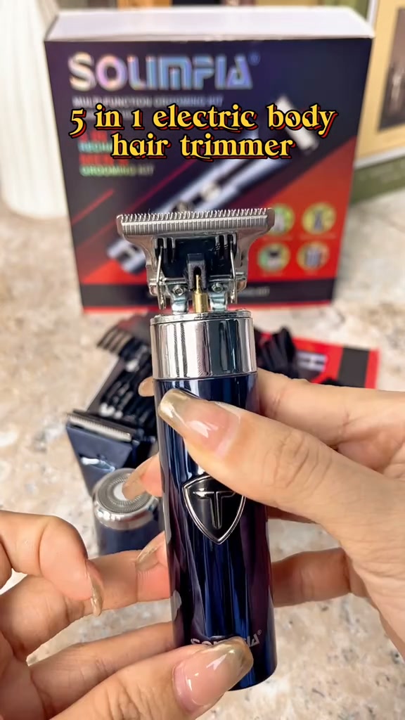 Lê Hường Facebook ad: Cash on Delivery 5 in 1 Men's Body Hair Trimmer, Cordless…