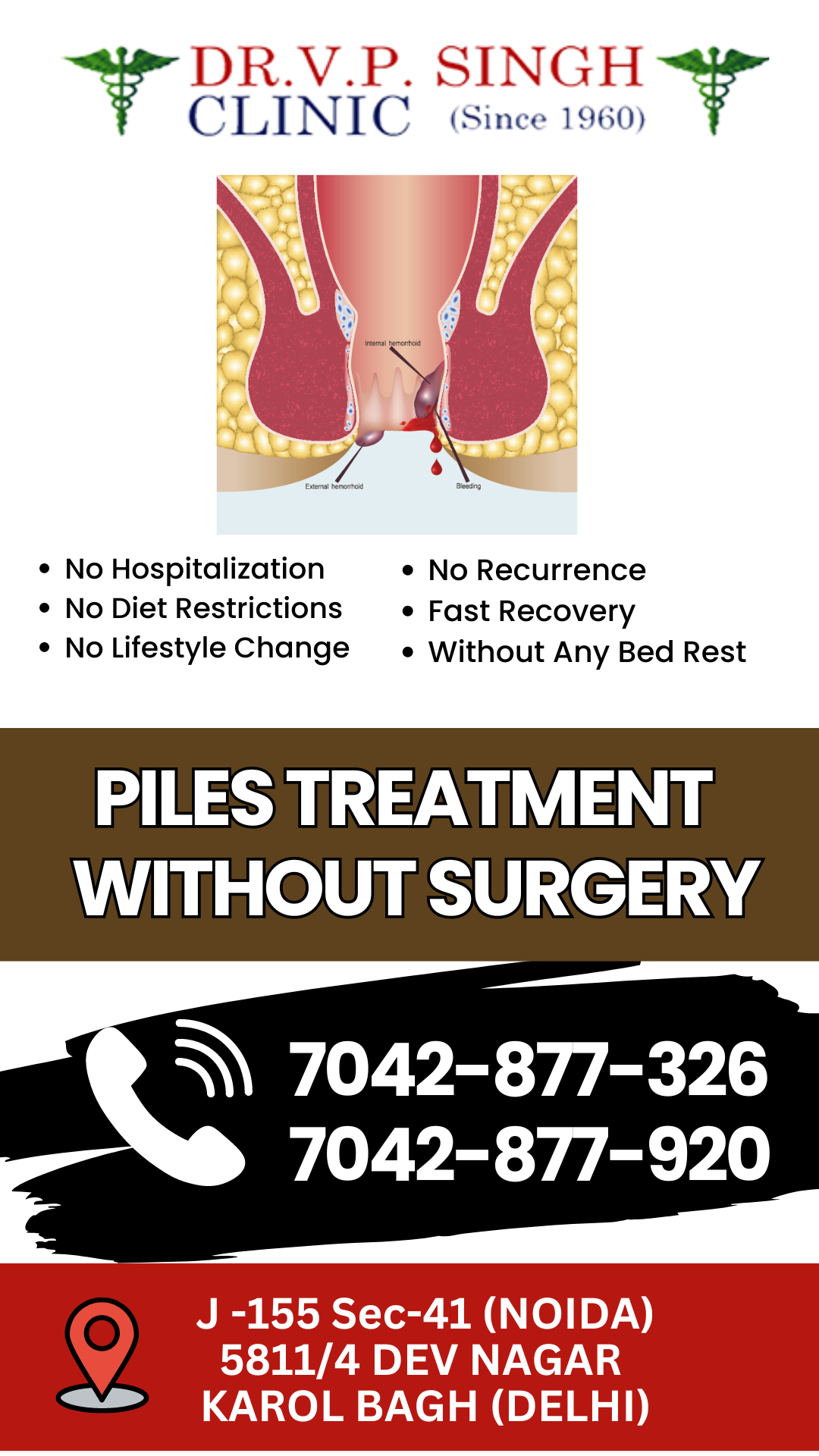 Dr v p singh clinic Facebook ad from Apr 11, 2026