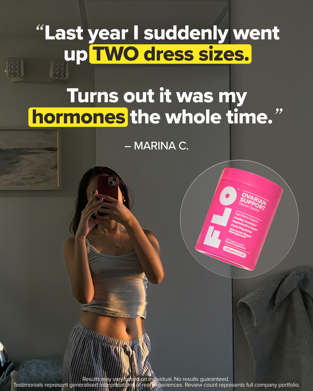 FLO Facebook ad