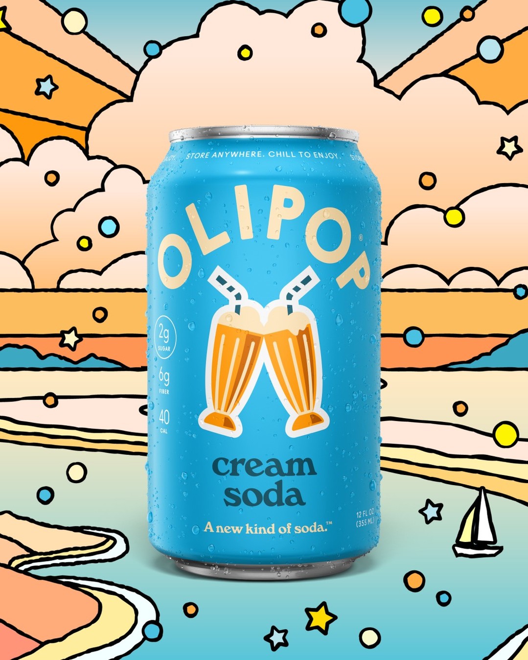 Olipop Facebook ad