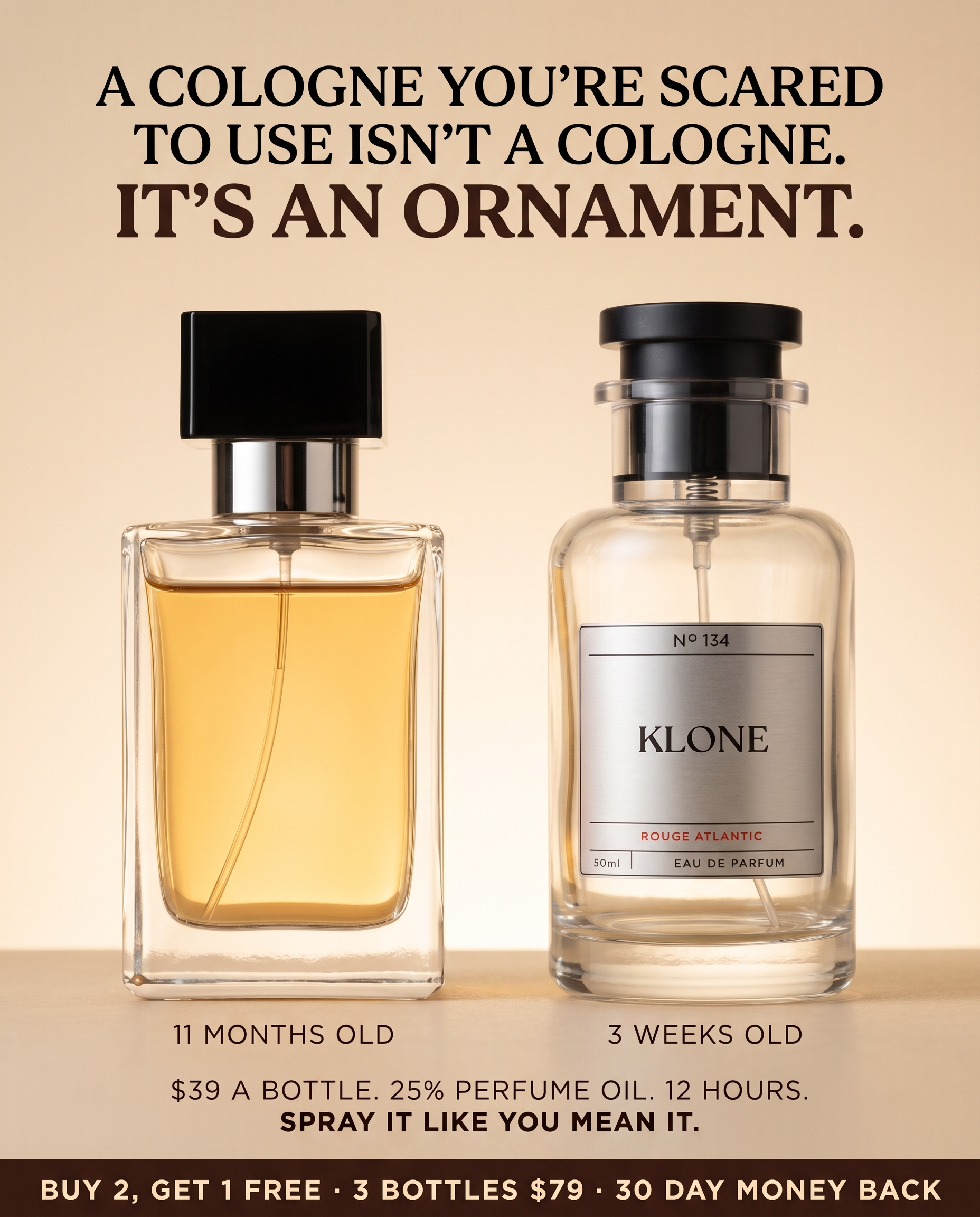 Klone Scents Facebook ad