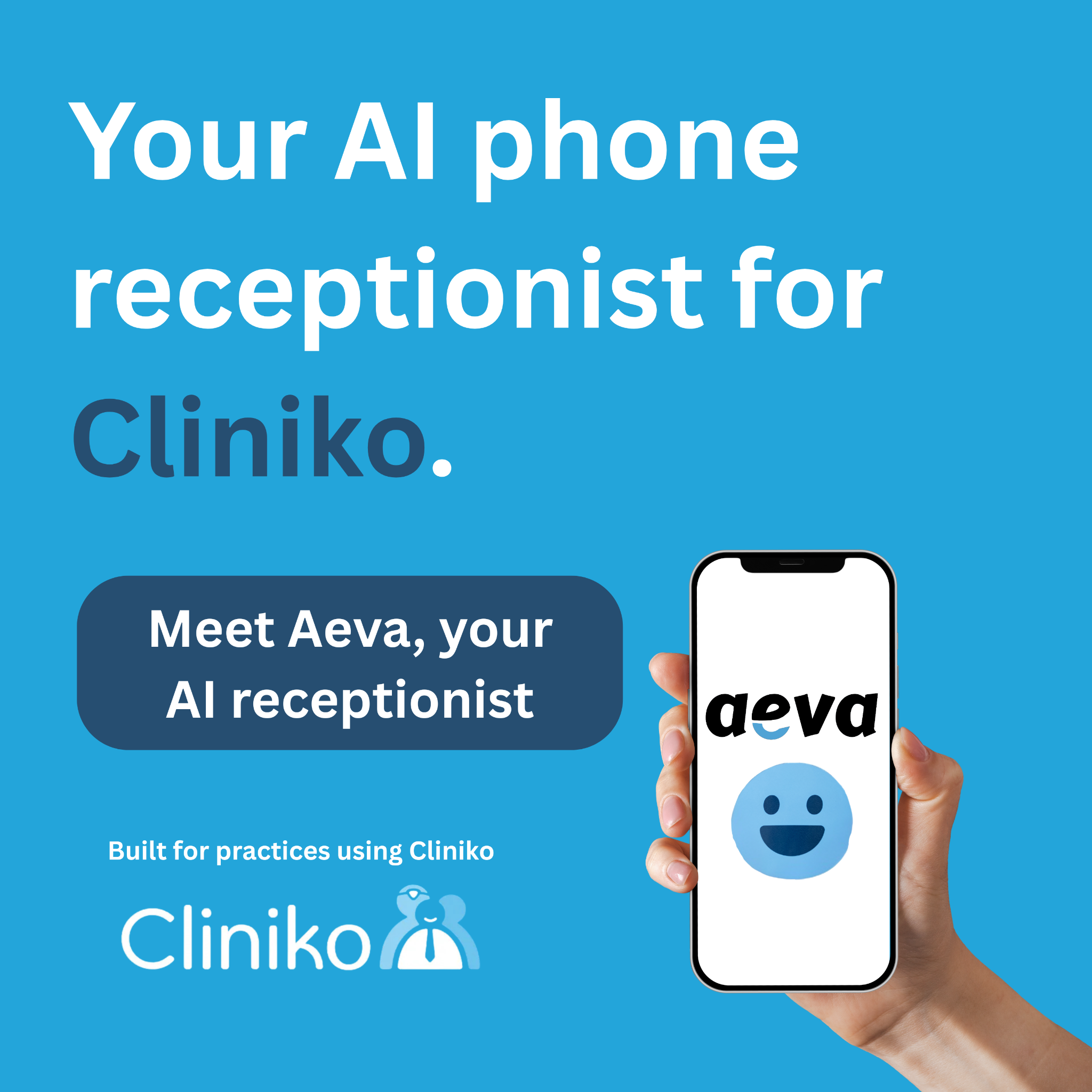 Aeva AI Receptionist Facebook ad