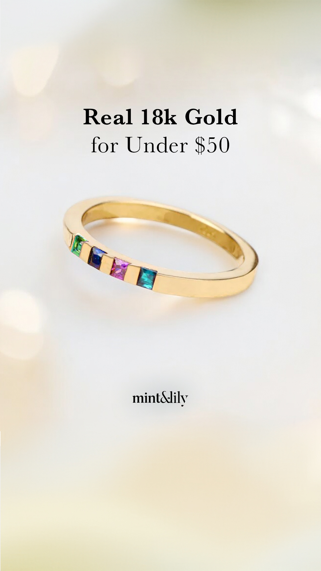 MINT & LILY Facebook ad