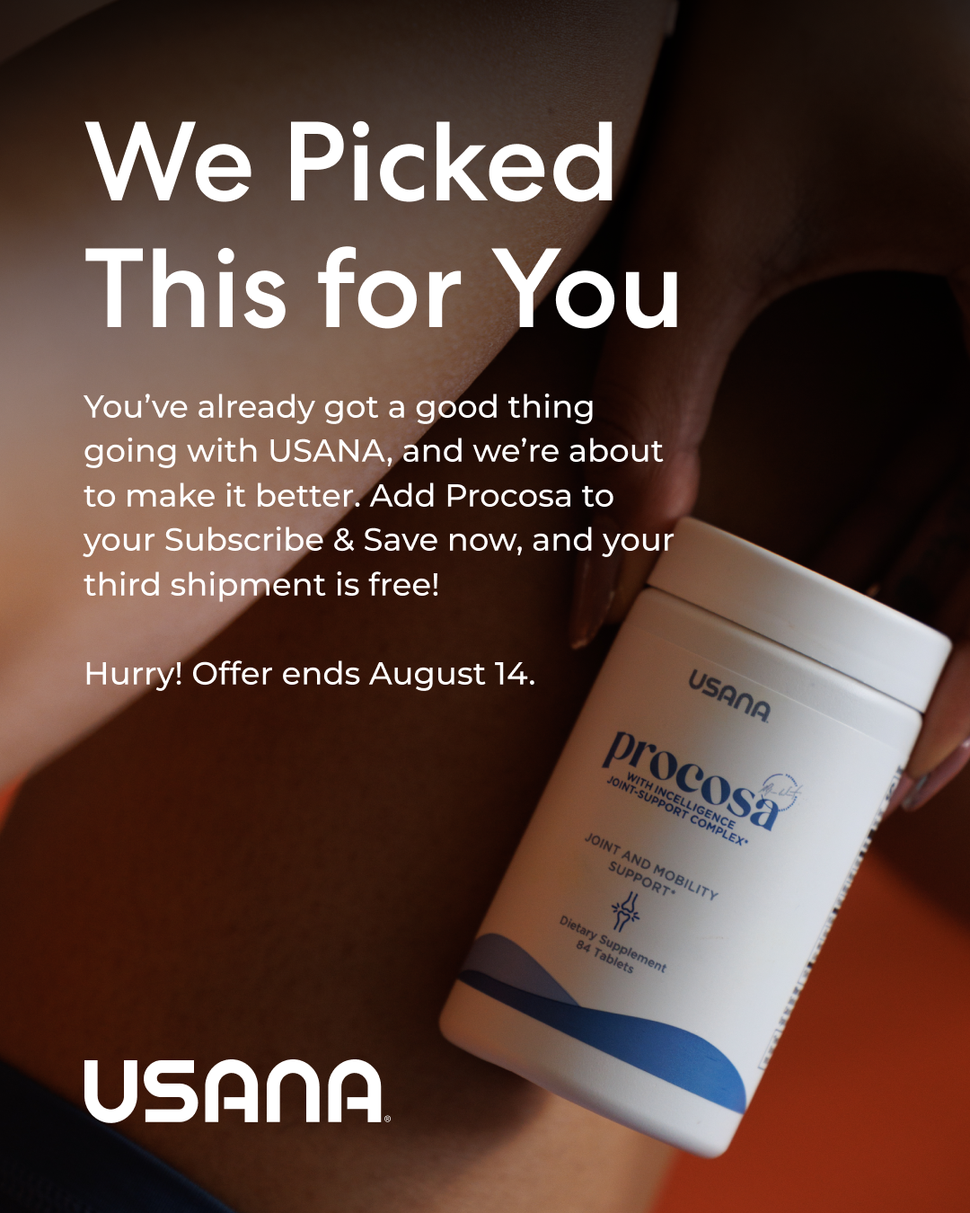 USANA United States Facebook ad from Aug 9, 2026