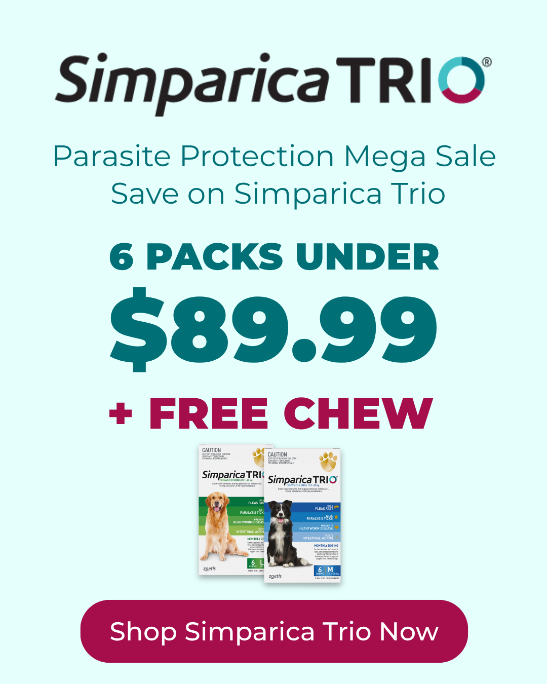 Budget Pet Products Facebook ad